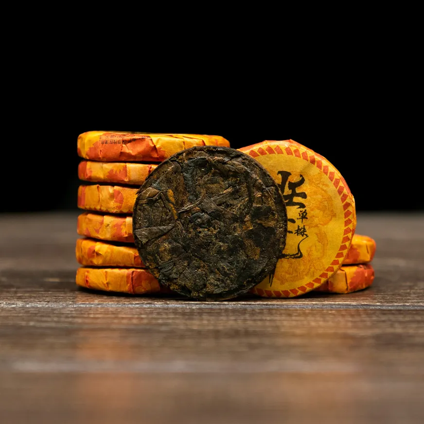 Шу Пуер "Королівська печатка" 10 штук по 7 грам, Фото Шу Пуер "Королівська печатка" 10 штук по 7 грам, Картинка